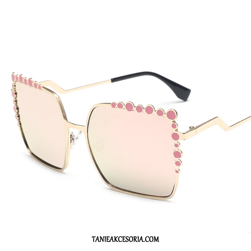 Damskie Okulary Przeciwsłoneczne Nowy Gwiazda Eleganckie, Okulary Przeciwsłoneczne Trendy Vintage Damska Rot Rosa Gold