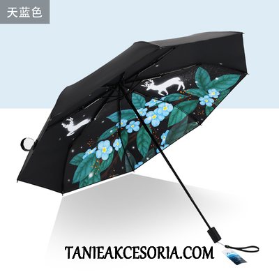 Damskie Parasol Anty-uv Trzykrotnie Oryginalne, Parasol Schwarz