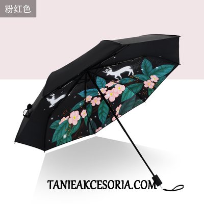 Damskie Parasol Anty-uv Trzykrotnie Oryginalne, Parasol Schwarz