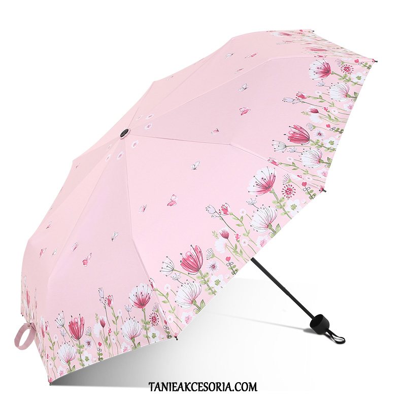 Damskie Parasol Wielofunkcyjne Świeży Moda, Parasol Mały Ochrona Przed Słońcem Damska Gelb Schwarz Beige