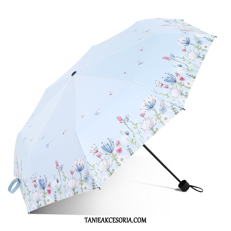 Damskie Parasol Wielofunkcyjne Świeży Moda, Parasol Mały Ochrona Przed Słońcem Damska Gelb Schwarz Beige