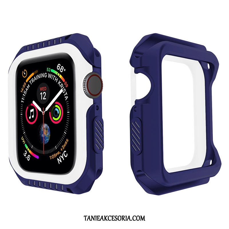 Etui Apple Watch Series 1 Czarny Żółty Anti-fall, Pokrowce Apple Watch Series 1 Ochraniacz Silikonowe Miękki