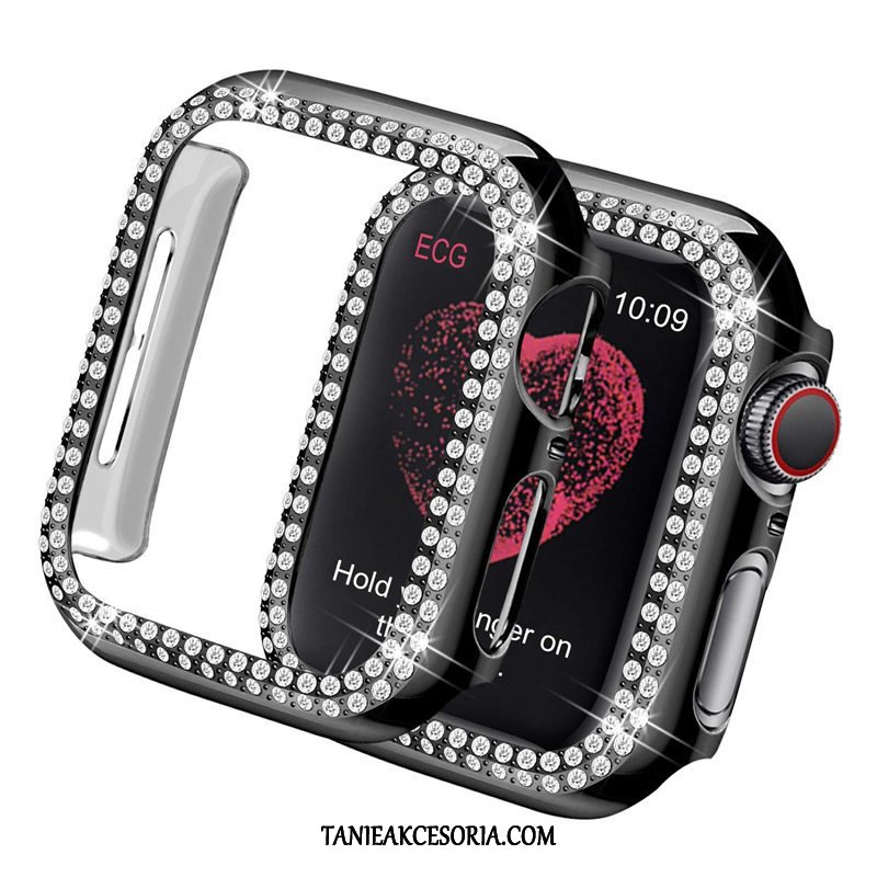 Etui Apple Watch Series 1 Granica Rhinestone Złoto, Obudowa Apple Watch Series 1 Poszycie Lekki I Cienki Trudno