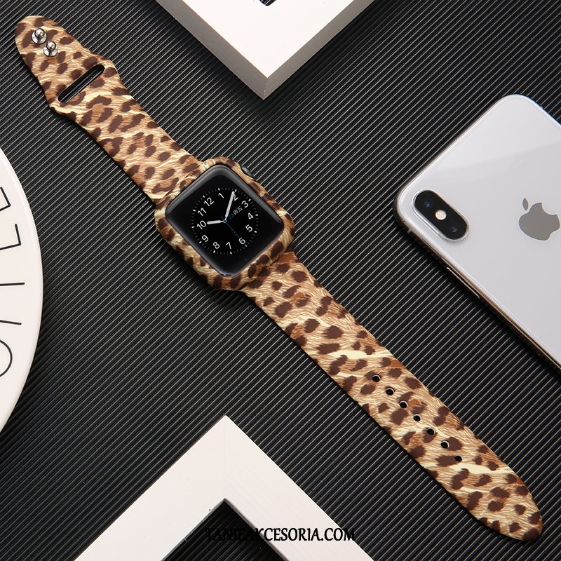 Etui Apple Watch Series 1 Modna Marka Drukowana Ochraniacz, Obudowa Apple Watch Series 1 Czarny Silikonowe