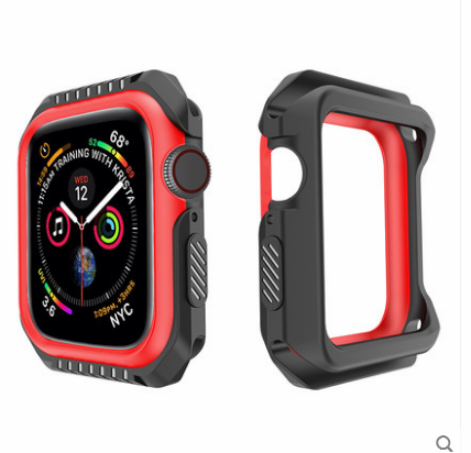 Etui Apple Watch Series 1 Silikonowe Niebieski Granica, Pokrowce Apple Watch Series 1 Anti-fall Ochraniacz