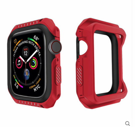 Etui Apple Watch Series 1 Silikonowe Niebieski Granica, Pokrowce Apple Watch Series 1 Anti-fall Ochraniacz