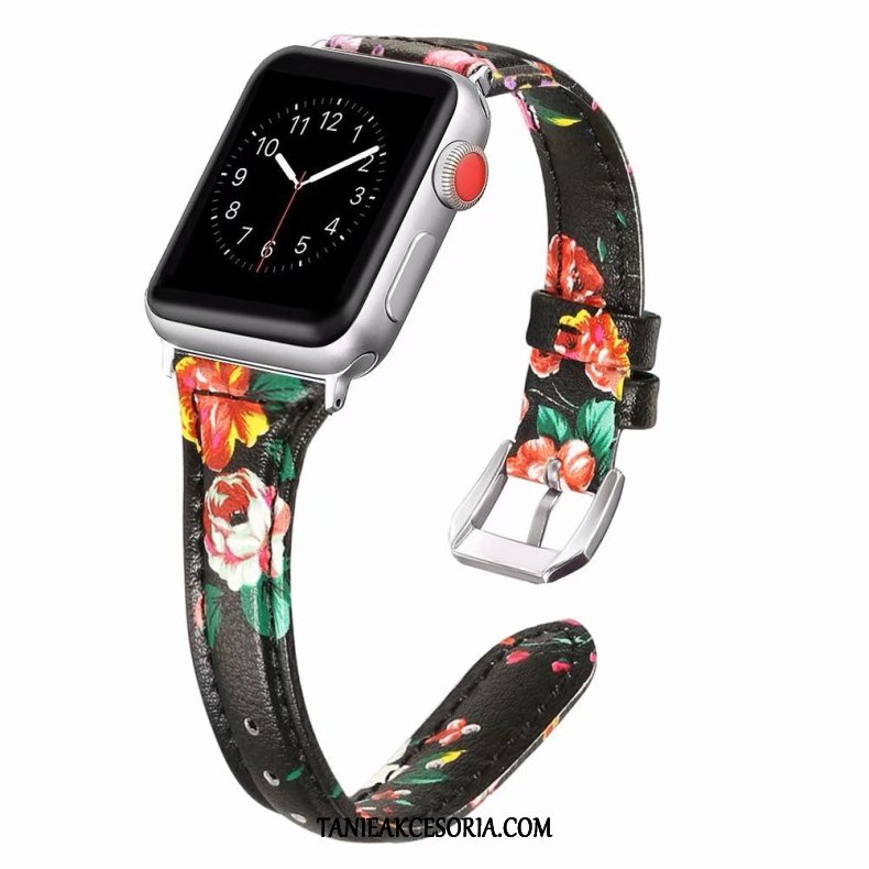 Etui Apple Watch Series 2 Dobrze Różowe Prawdziwa Skóra, Pokrowce Apple Watch Series 2