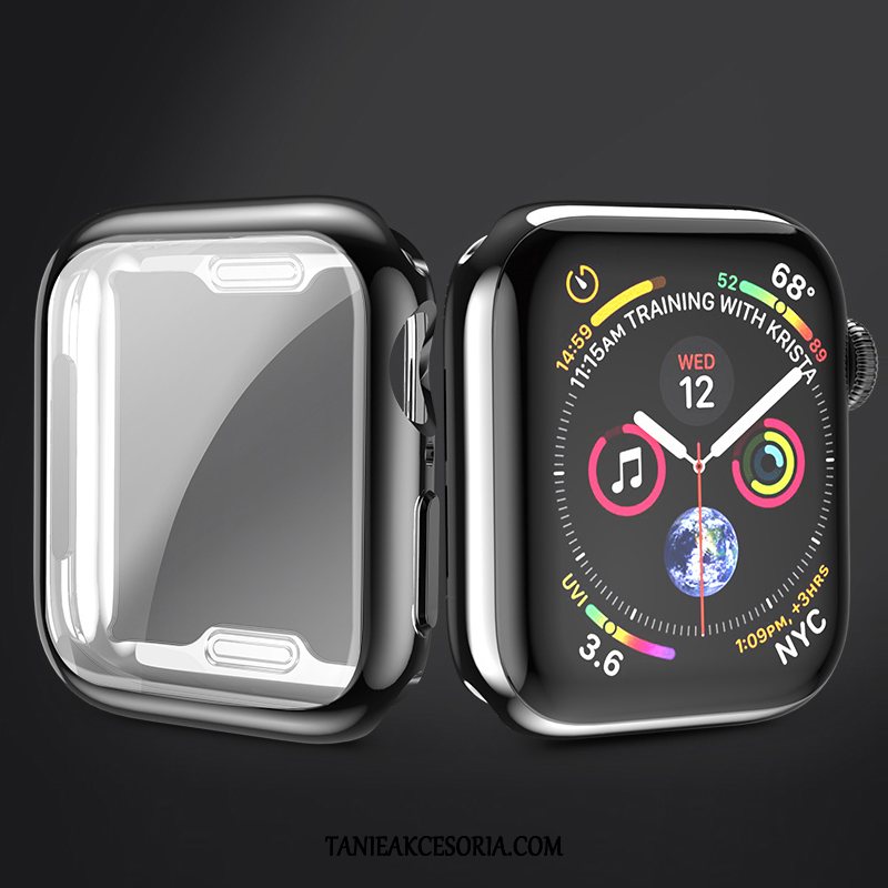 Etui Apple Watch Series 2 Poszycie Miękki Srebro, Futerał Apple Watch Series 2 Ochraniacz Silikonowe All Inclusive