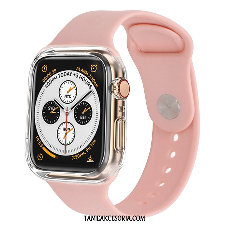 Etui Apple Watch Series 3 Ochraniacz Czarny Silikonowe, Futerał Apple Watch Series 3 Sportowe Bicolored