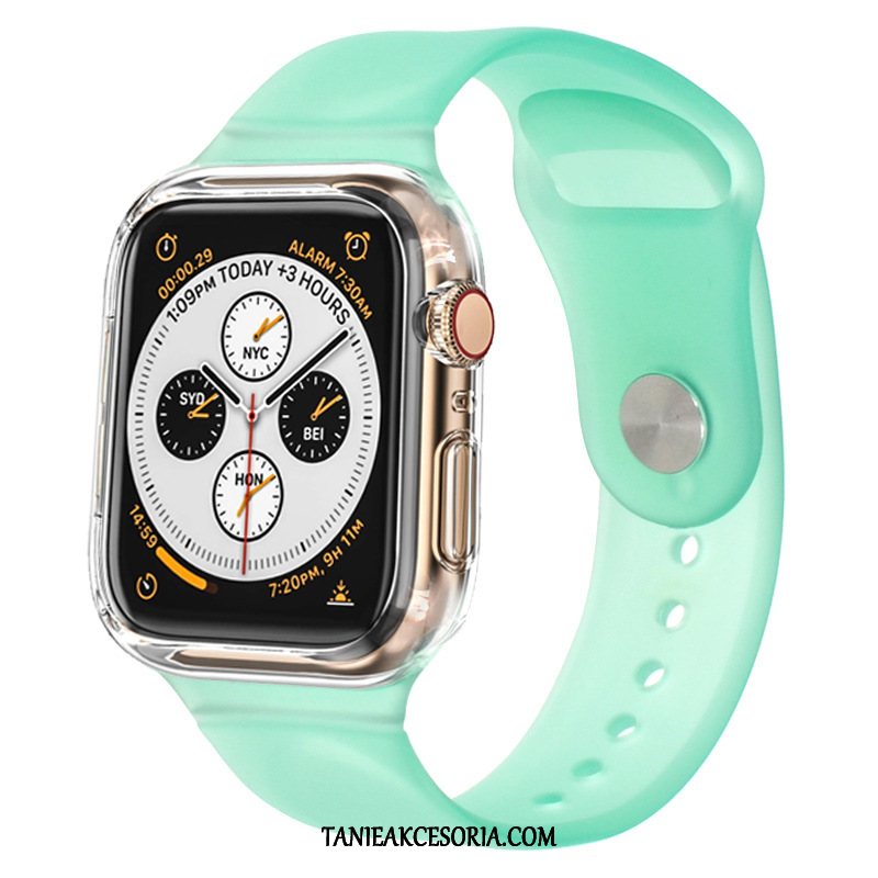 Etui Apple Watch Series 3 Ochraniacz Czarny Silikonowe, Futerał Apple Watch Series 3 Sportowe Bicolored