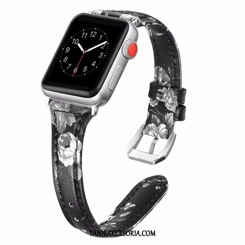 Etui Apple Watch Series 3 Prawdziwa Skóra Dobrze Purpurowy, Pokrowce Apple Watch Series 3