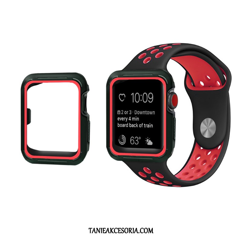 Etui Apple Watch Series 3 Silikonowe Anti-fall Purpurowy, Futerał Apple Watch Series 3 Ochraniacz