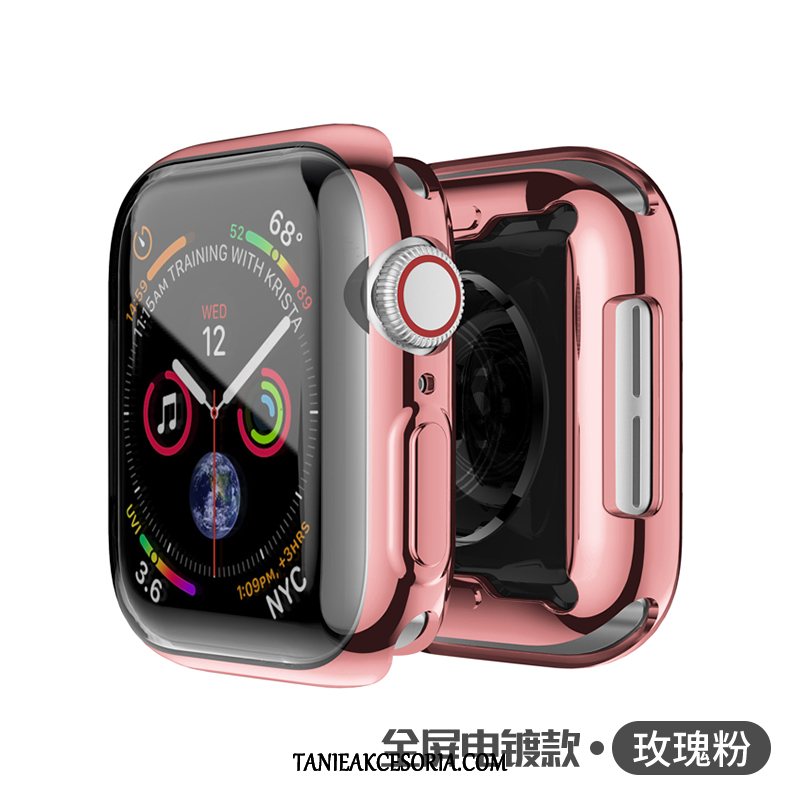 Etui Apple Watch Series 3 Złoto Każdego Dnia Metal, Futerał Apple Watch Series 3 Ochraniacz Poszycie Przezroczysty