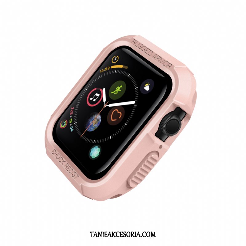 Etui Apple Watch Series 4 Anti-fall Silikonowe Ochraniacz, Pokrowce Apple Watch Series 4 Biały