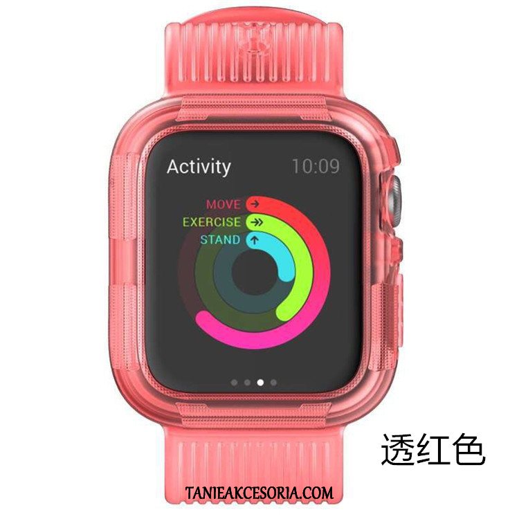 Etui Apple Watch Series 4 Sportowe Pancerz Szary, Pokrowce Apple Watch Series 4 Ochraniacz Silikonowe Anti-fall