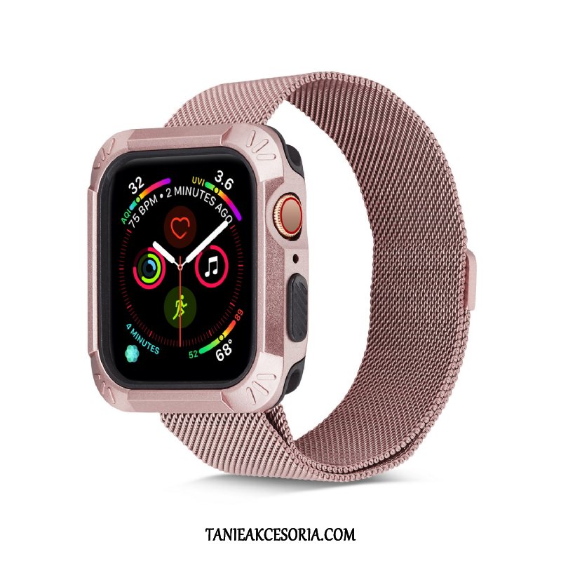 Etui Apple Watch Series 5 Biały Poszycie Akcesoria, Futerał Apple Watch Series 5 Miękki All Inclusive Silikonowe