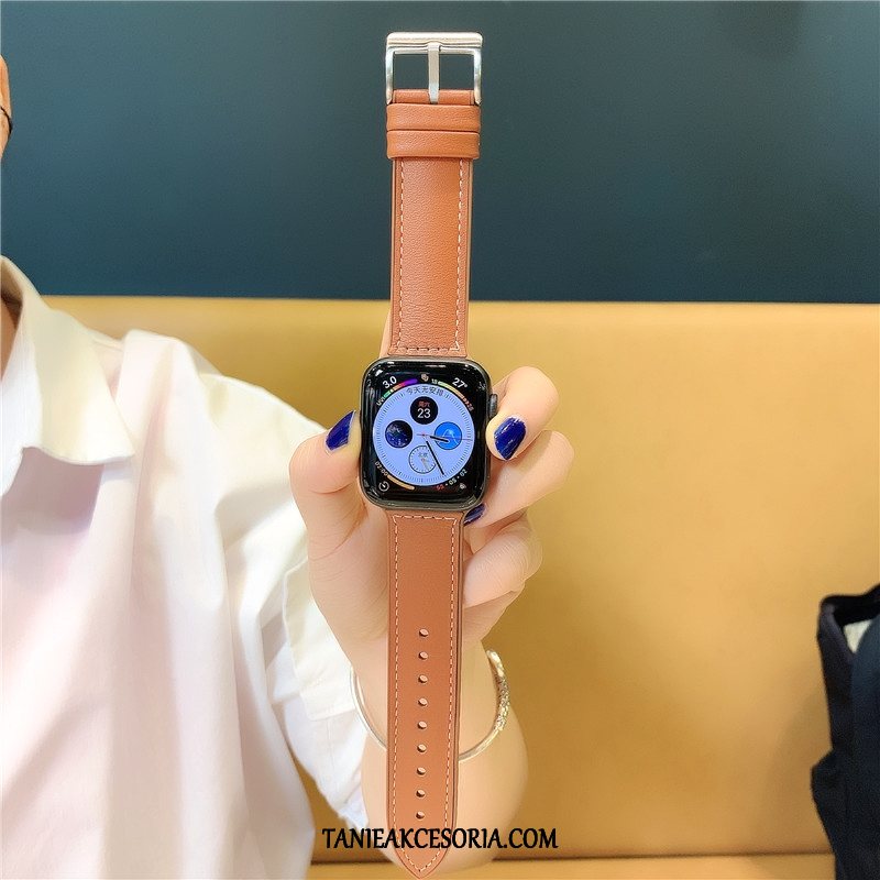 Etui Apple Watch Series 5 Skóra Zielony Silikonowe, Pokrowce Apple Watch Series 5