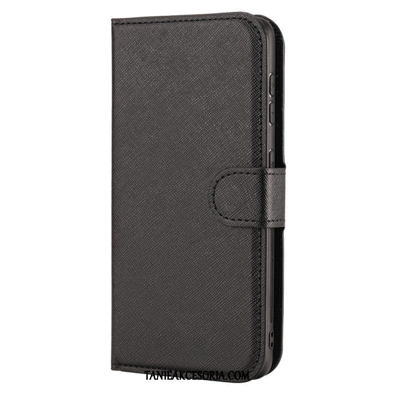 Etui Etui Folio do Samsung Galaxy S22 5G Teksturowane Z Możliwością Odpięcia