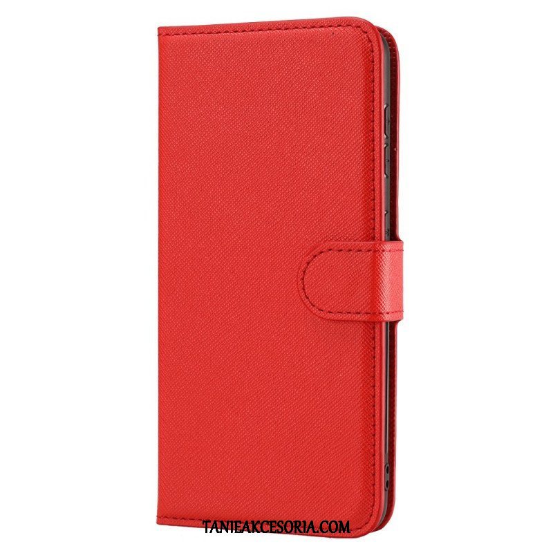 Etui Etui Folio do Samsung Galaxy S22 5G Teksturowane Z Możliwością Odpięcia