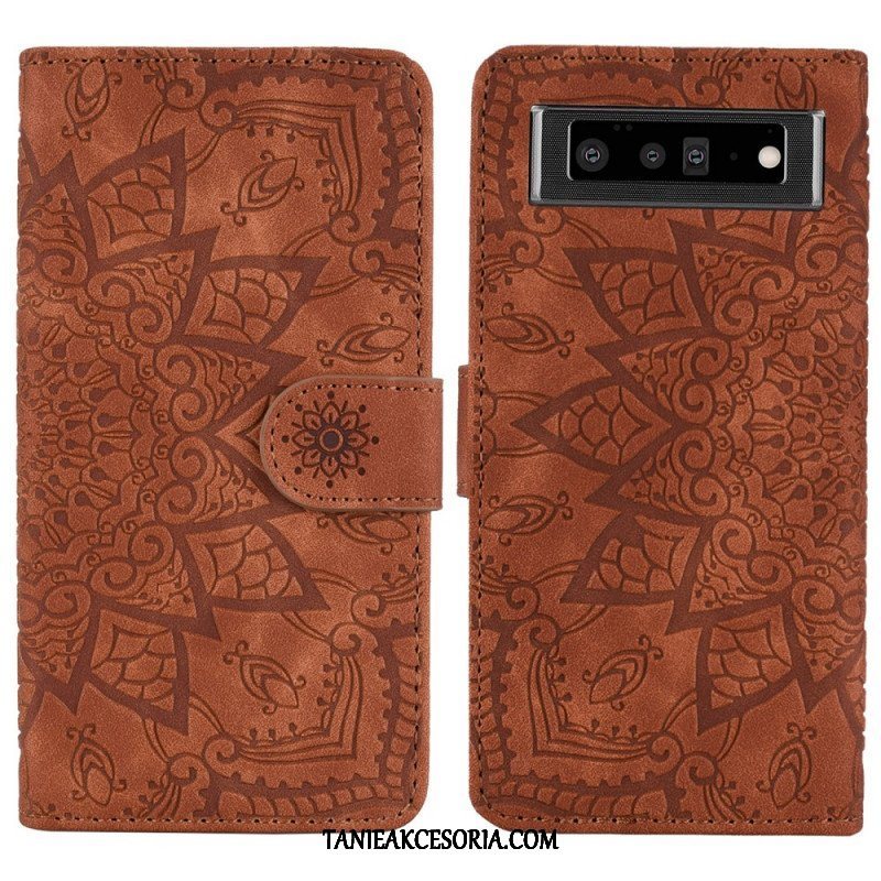 Etui Folio do Google Pixel 6 Barokowo-mandala