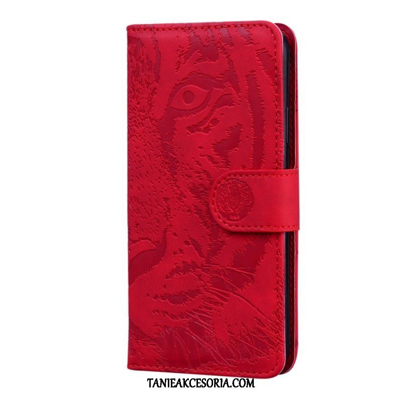 Etui Folio do Google Pixel 6 Nadruk Twarzy Tygrysa