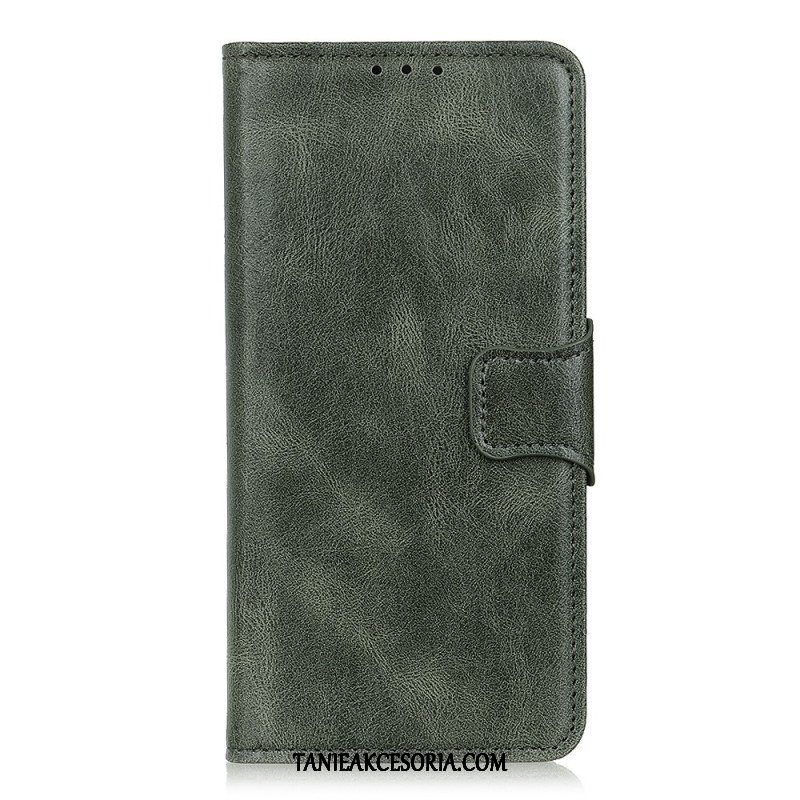 Etui Folio do Google Pixel 6A Stylowe Skórzane Zapięcie Dwustronne