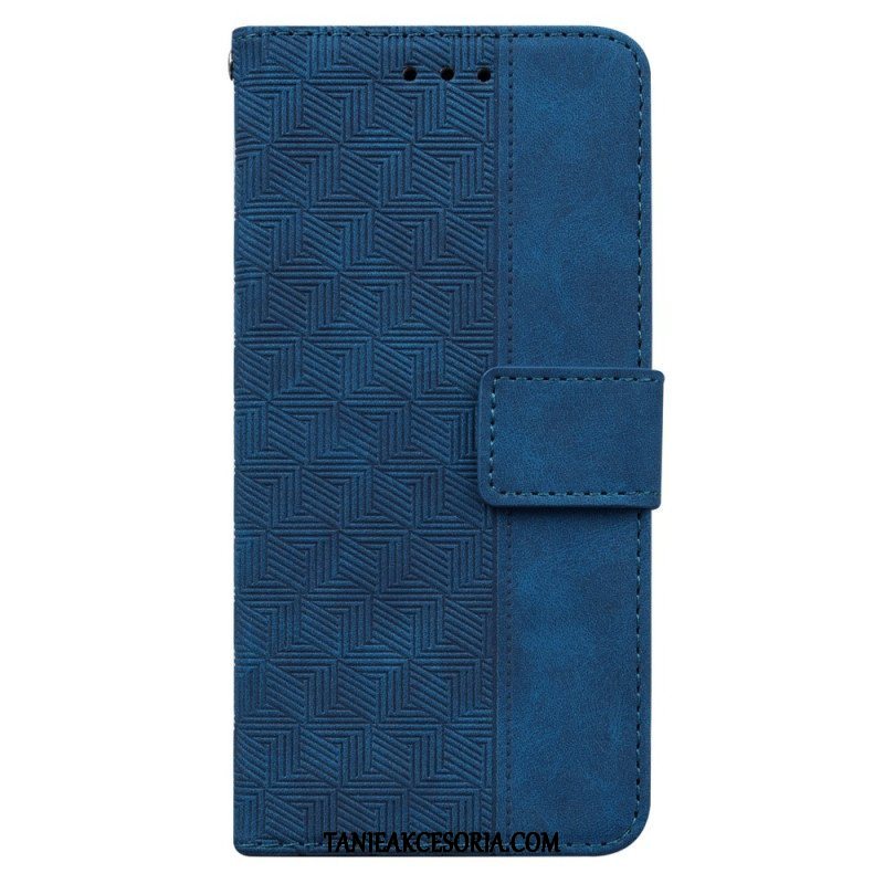 Etui Folio do Google Pixel 7 Pro z Łańcuch Szczotkowane Włókno Węglowe Mofi