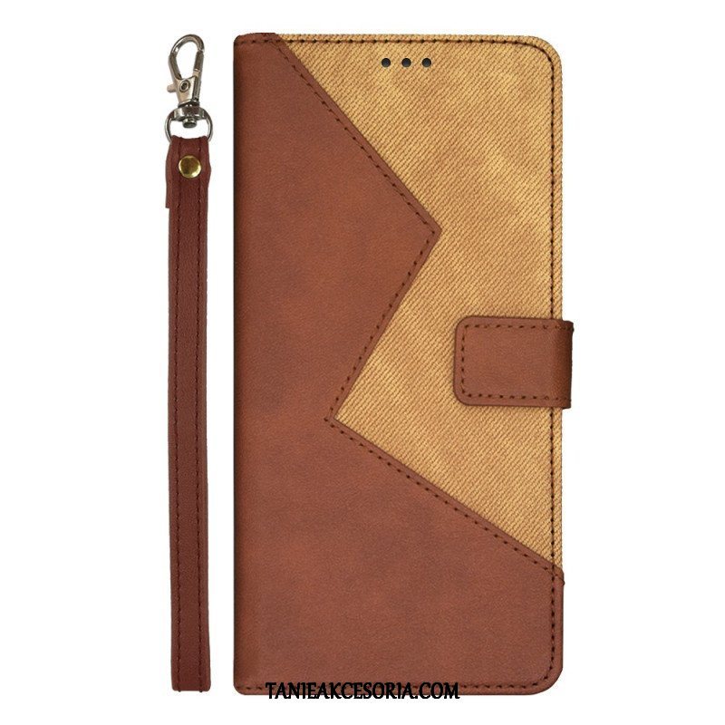 Etui Folio do Google Pixel 7A Dwukolorowy Idewei