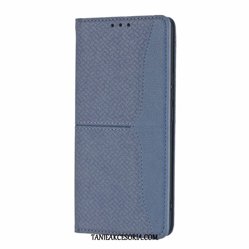 Etui Folio do Honor 50 Pro z Łańcuch Tkany Skórzany Pasek W Stylu Pro