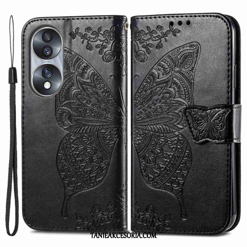 Etui Folio do Honor 70 Barokowy Motyl