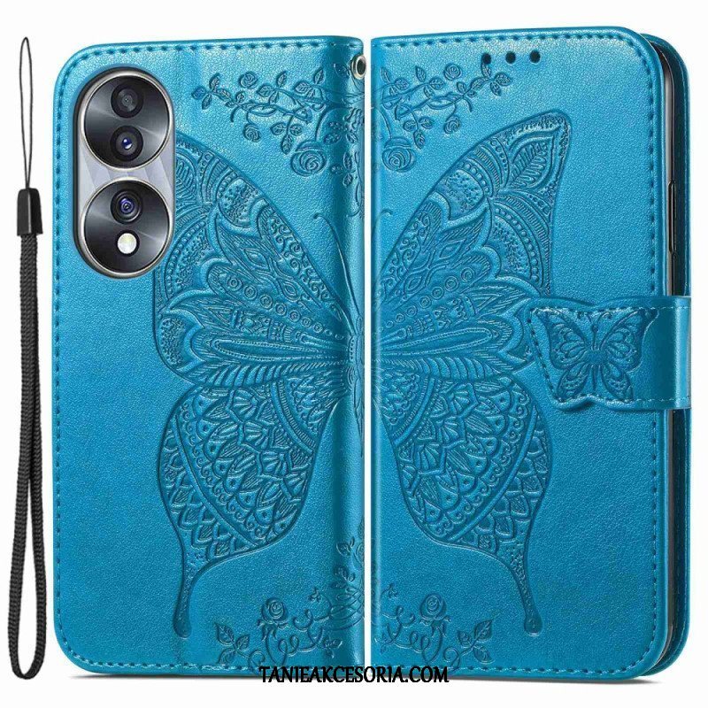 Etui Folio do Honor 70 Barokowy Motyl