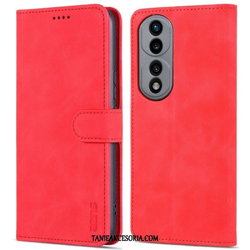 Etui Folio do Honor 70 Efekt Skóry Azns