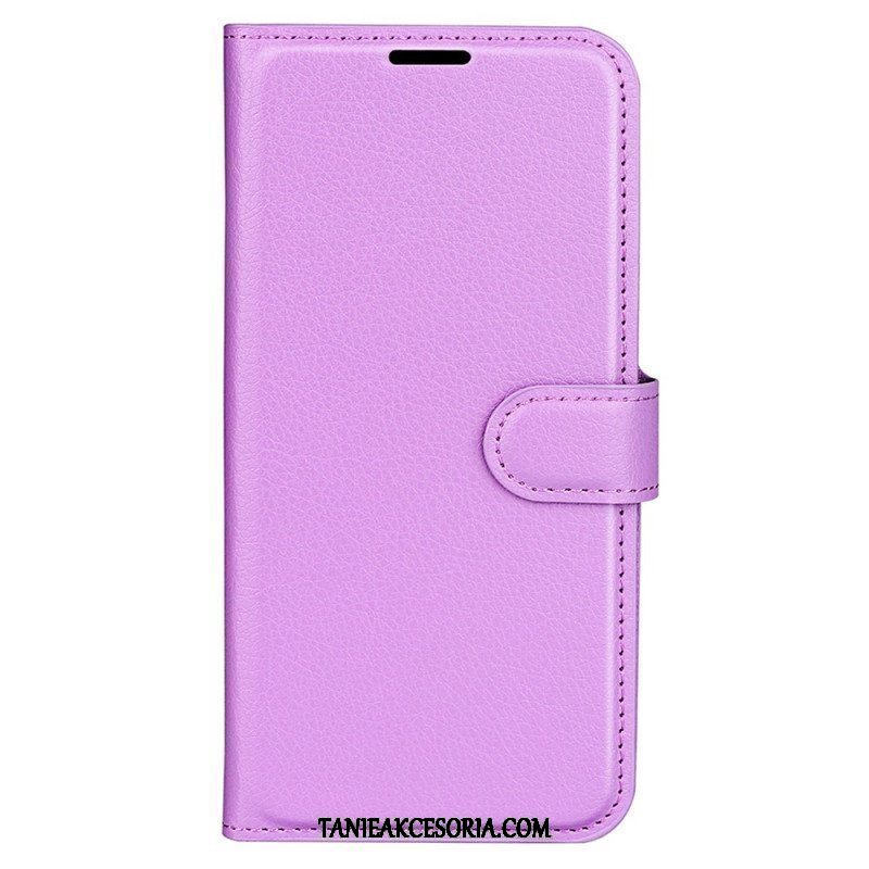 Etui Folio do Honor 90 Klasyczna Sztuczna Skóra Litchi