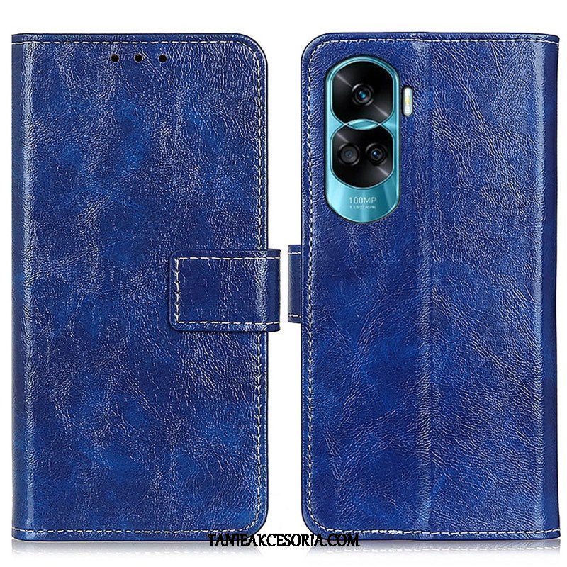 Etui Folio do Honor 90 Lite Lakierowane Z Widocznymi Szwami