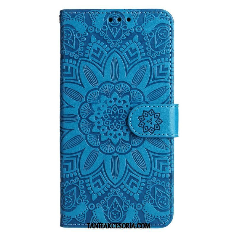 Etui Folio do Honor 90 Lite z Łańcuch Mandala Z Paskiem