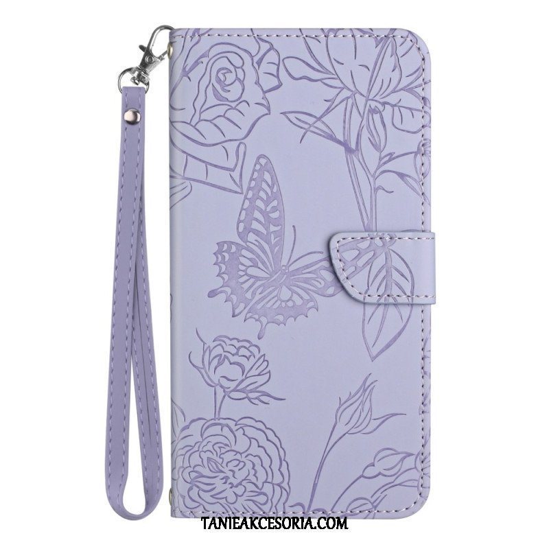 Etui Folio do Honor 90 Motyle I Smycz