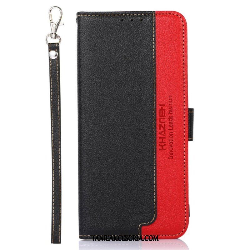 Etui Folio do Honor Magic 5 Lite Rfid Khazneh W Stylu Liczi