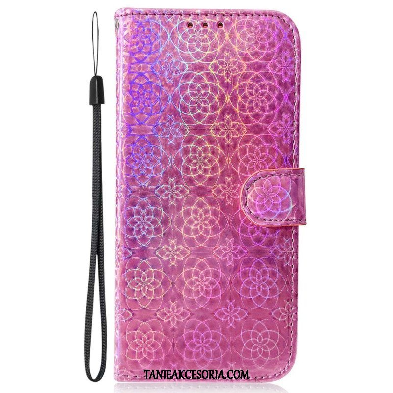 Etui Folio do Honor Magic 5 Lite Styl Dyskotekowy