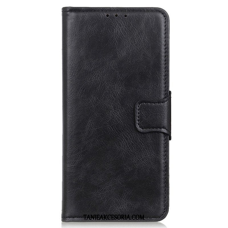 Etui Folio do Honor Magic 5 Lite Stylowe Skórzane Zapięcie Dwustronne