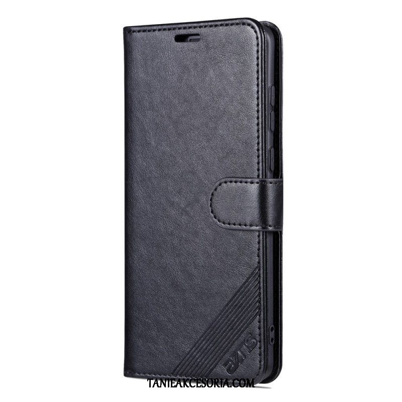 Etui Folio do Huawei Mate 50 Pro Efekt Skóry Azns