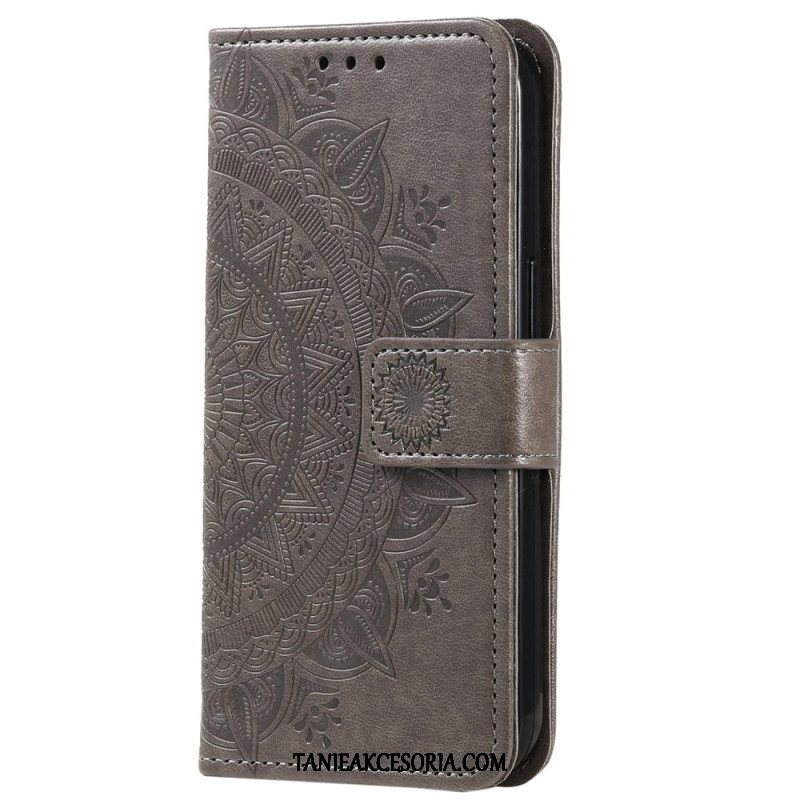 Etui Folio do Huawei Mate 50 Pro Mandala Sun Ze Smyczą