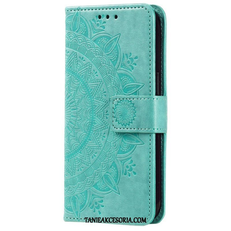 Etui Folio do Huawei Mate 50 Pro Mandala Sun Ze Smyczą