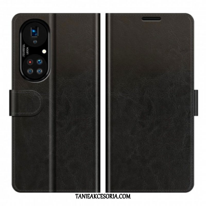 Etui Folio do Huawei P50 Pro Stylowy Skórzany Projekt