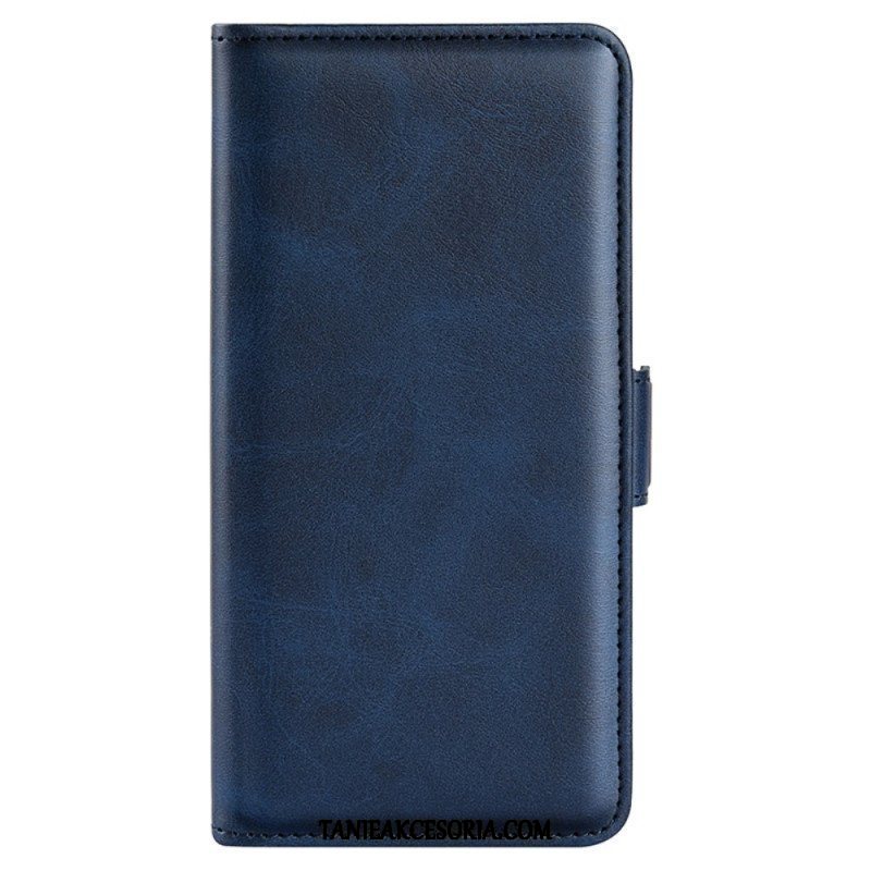 Etui Folio do Huawei P60 Pro Skórzany Futerał Podwójna Klapa