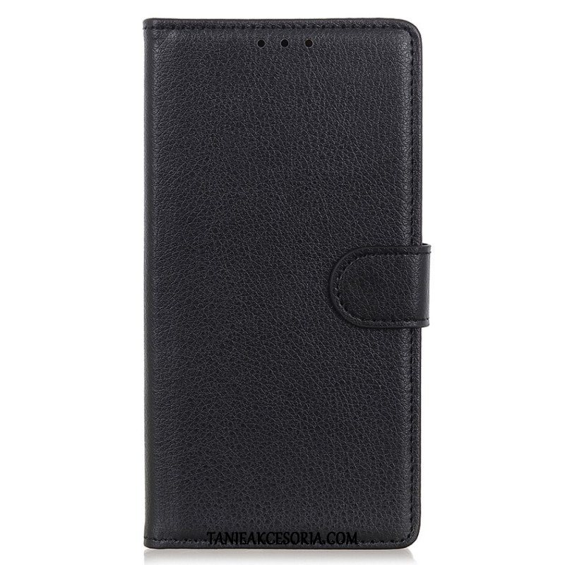 Etui Folio do Moto E40 / E30 / E20 Tradycyjnie Liczi