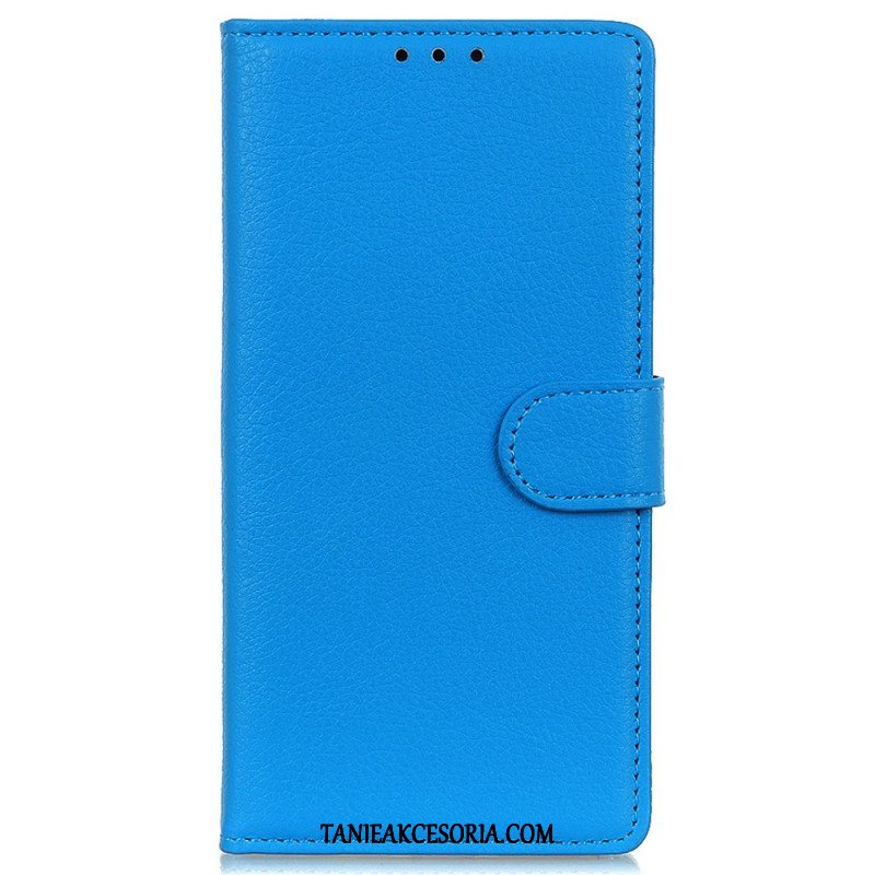 Etui Folio do Moto E40 / E30 / E20 Tradycyjnie Liczi