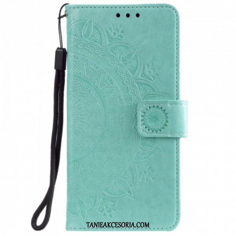 Etui Folio do Moto G50 Mandala Słońca