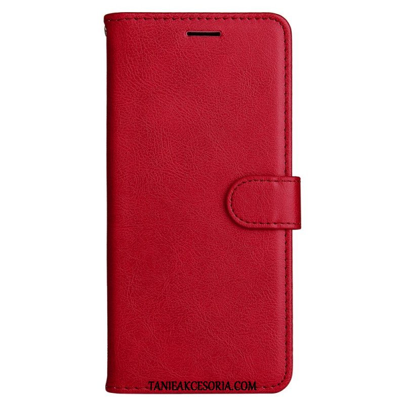 Etui Folio do Motorola Edge 20 Pro z Łańcuch Solid Color Series Strappy