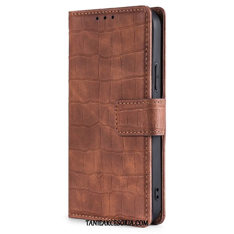 Etui Folio do OnePlus 10T 5G Krokodyl