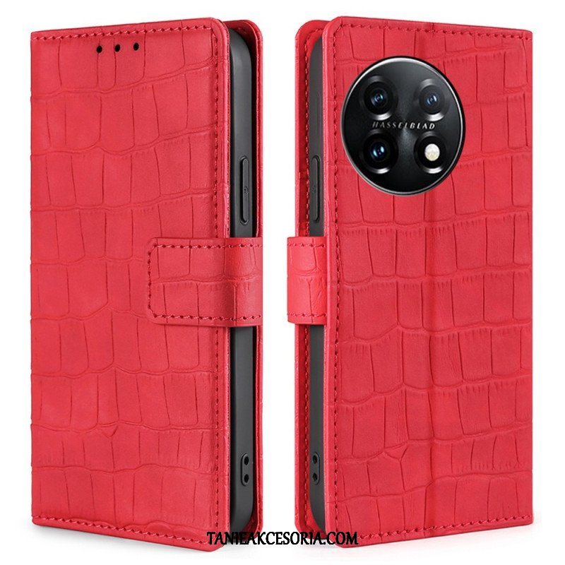 Etui Folio do OnePlus 11 5G Krokodyl